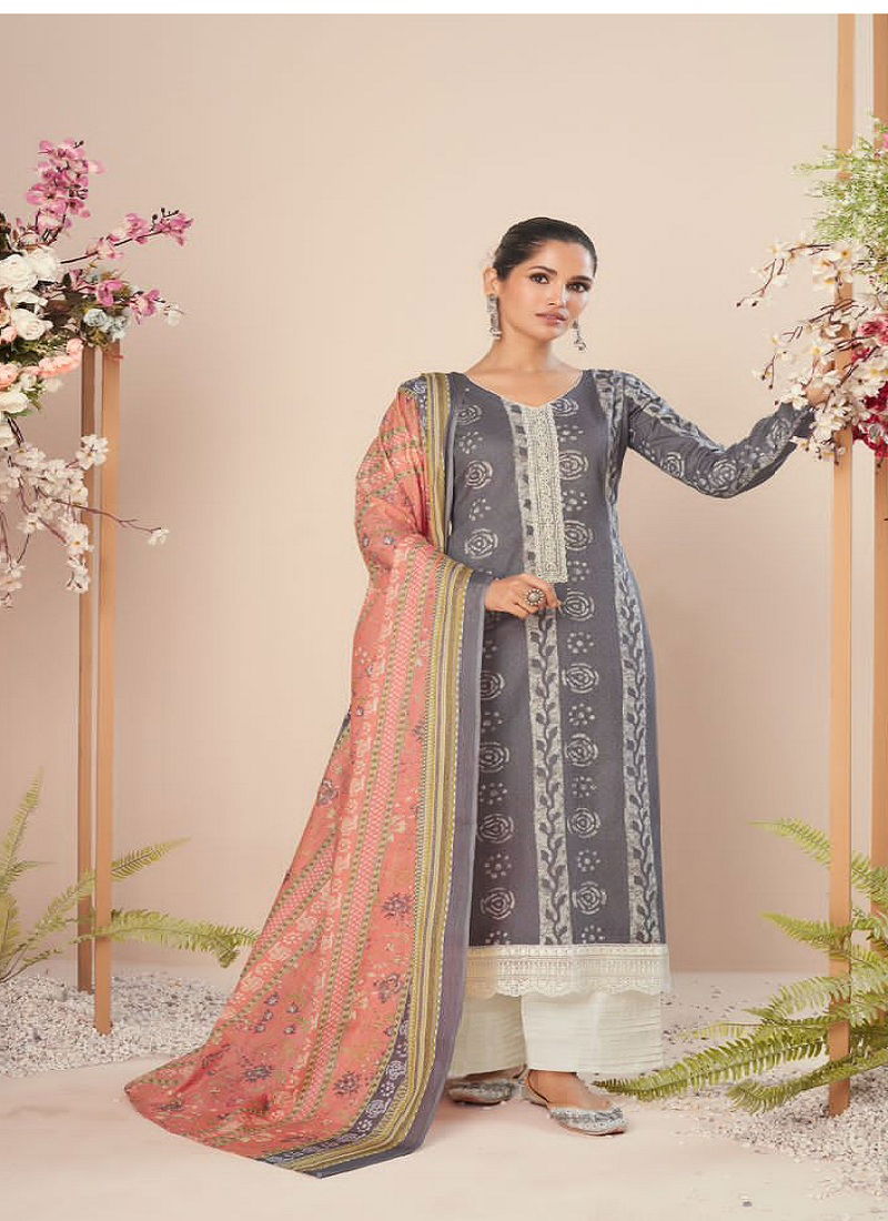 Samar Jaipuri Adaah Lawn Cotton Pakistani Suits